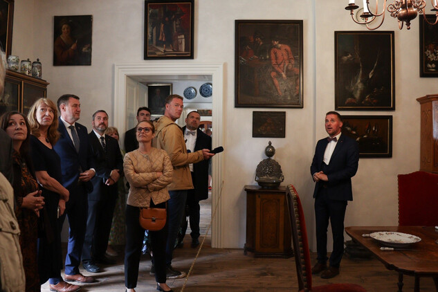 Slavnostní zakončení obnovy jižního křídla hosp. dvora v Zákupech